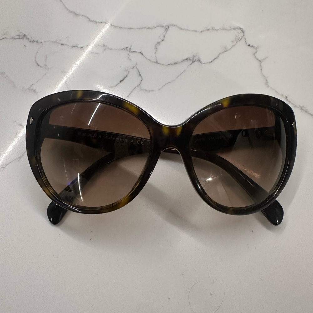 Prada Women's Brown Tortoise Sunglasses